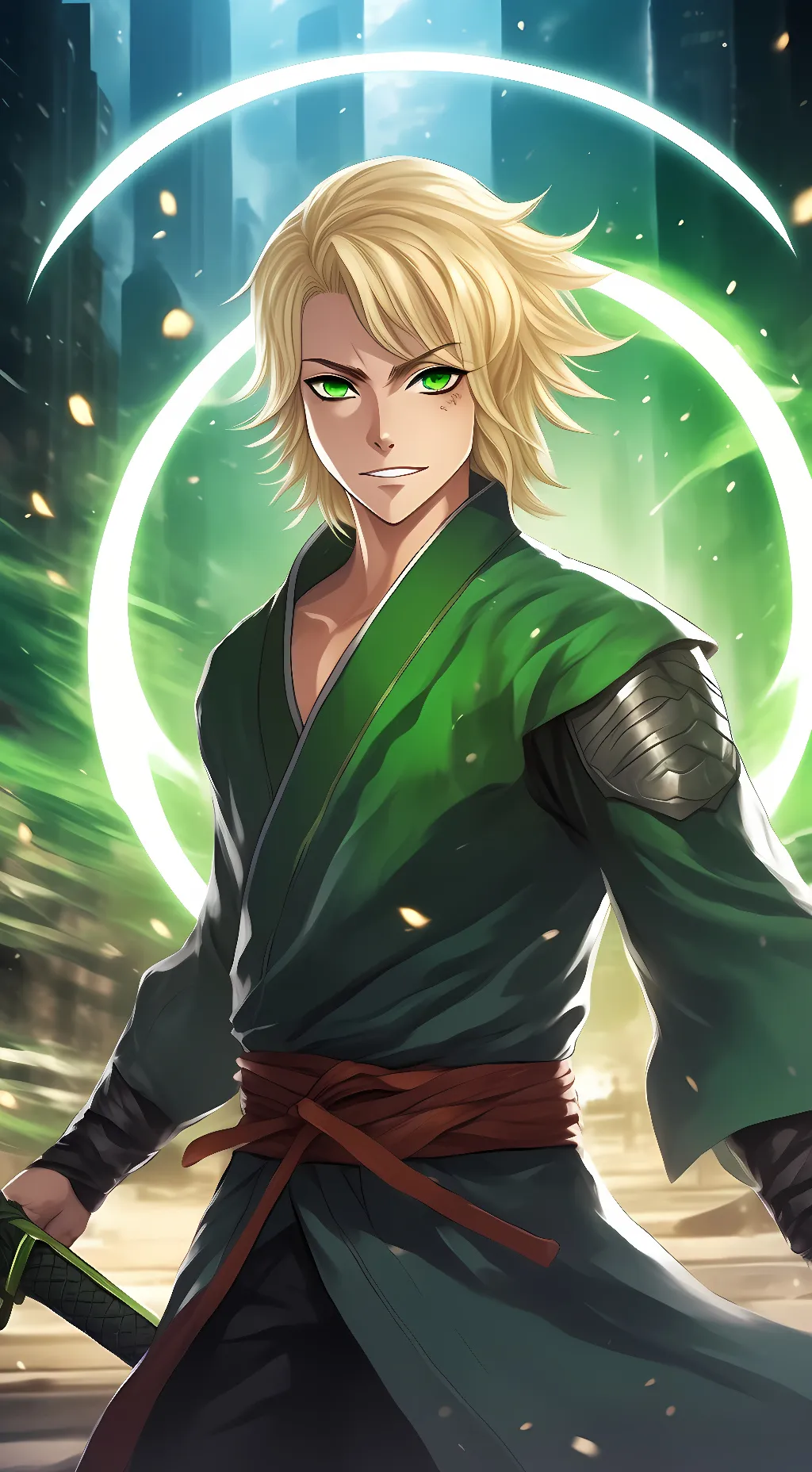 ai character: Lloyd Garmadon  background