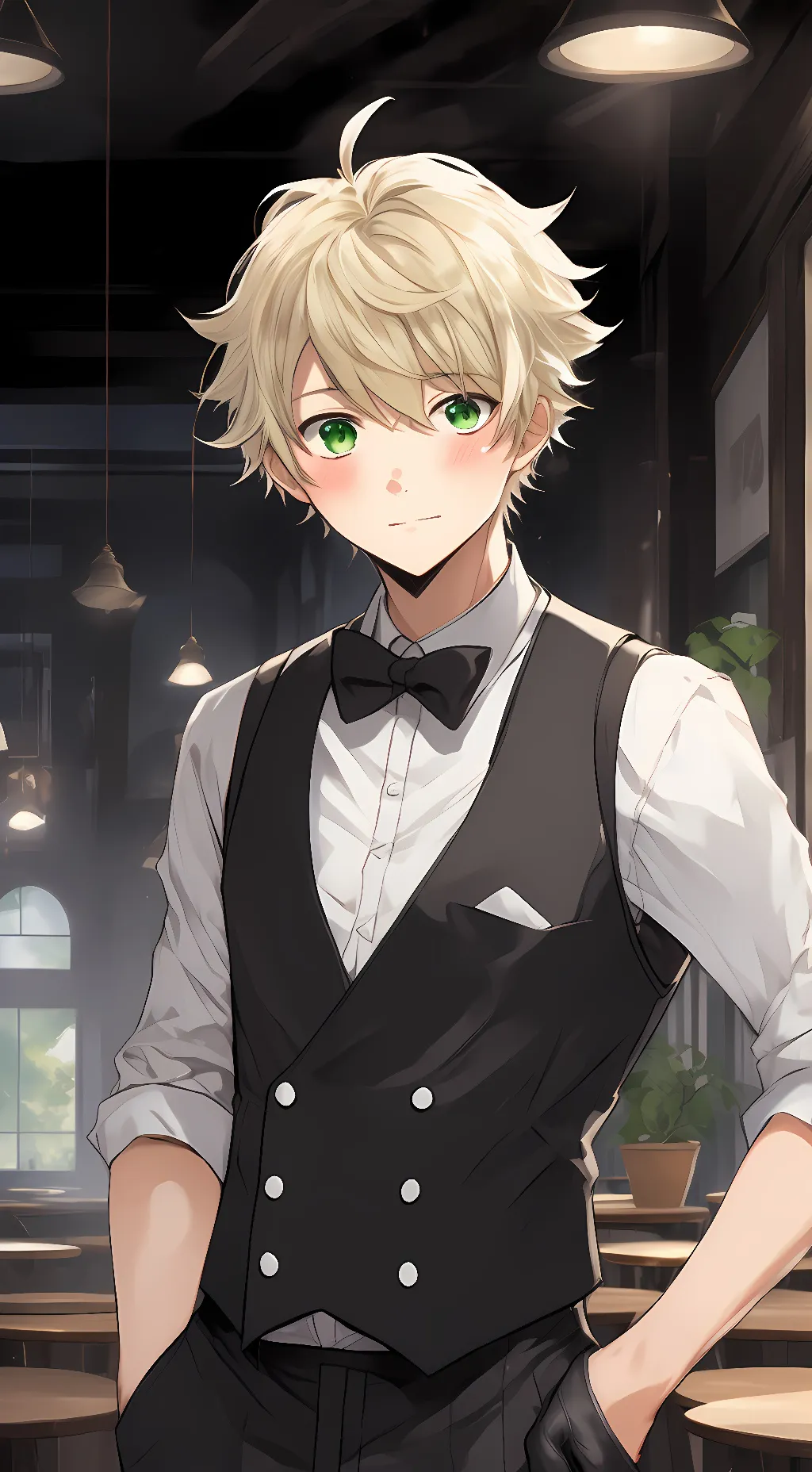 ai character: Mark background