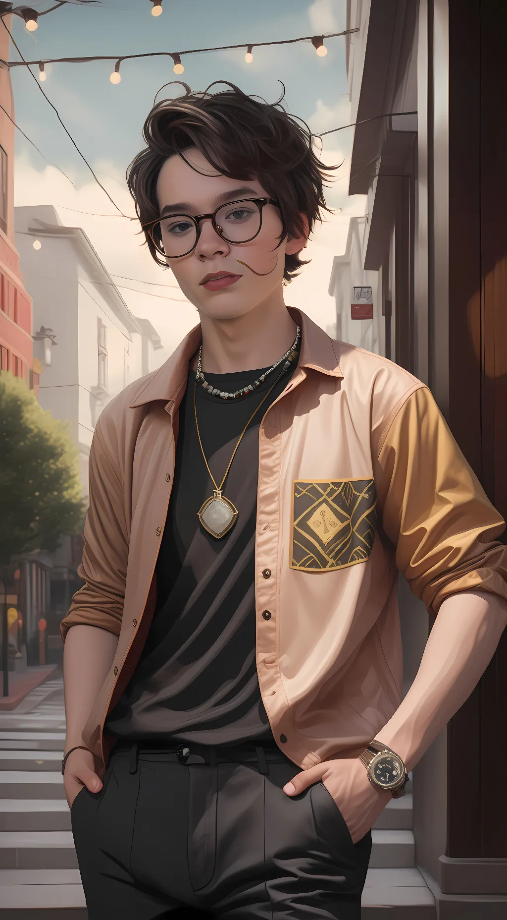 ai character: atles  background