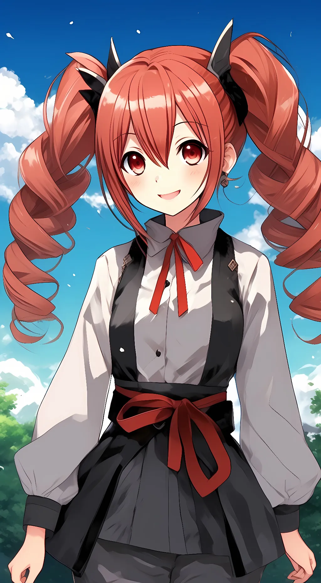 ai character: Kasane Teto background