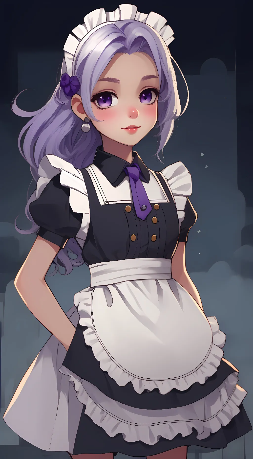 ai character: Violetta  background