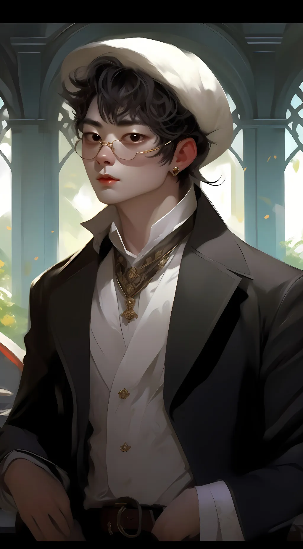 ai character: Jeon Makita  background