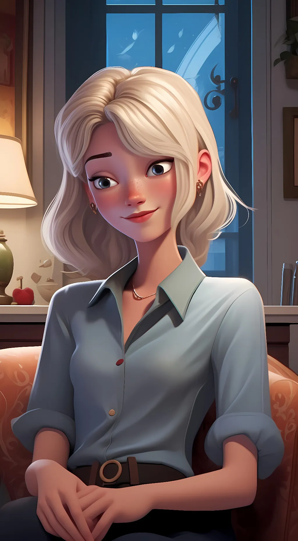 ai character: gwen stacy background