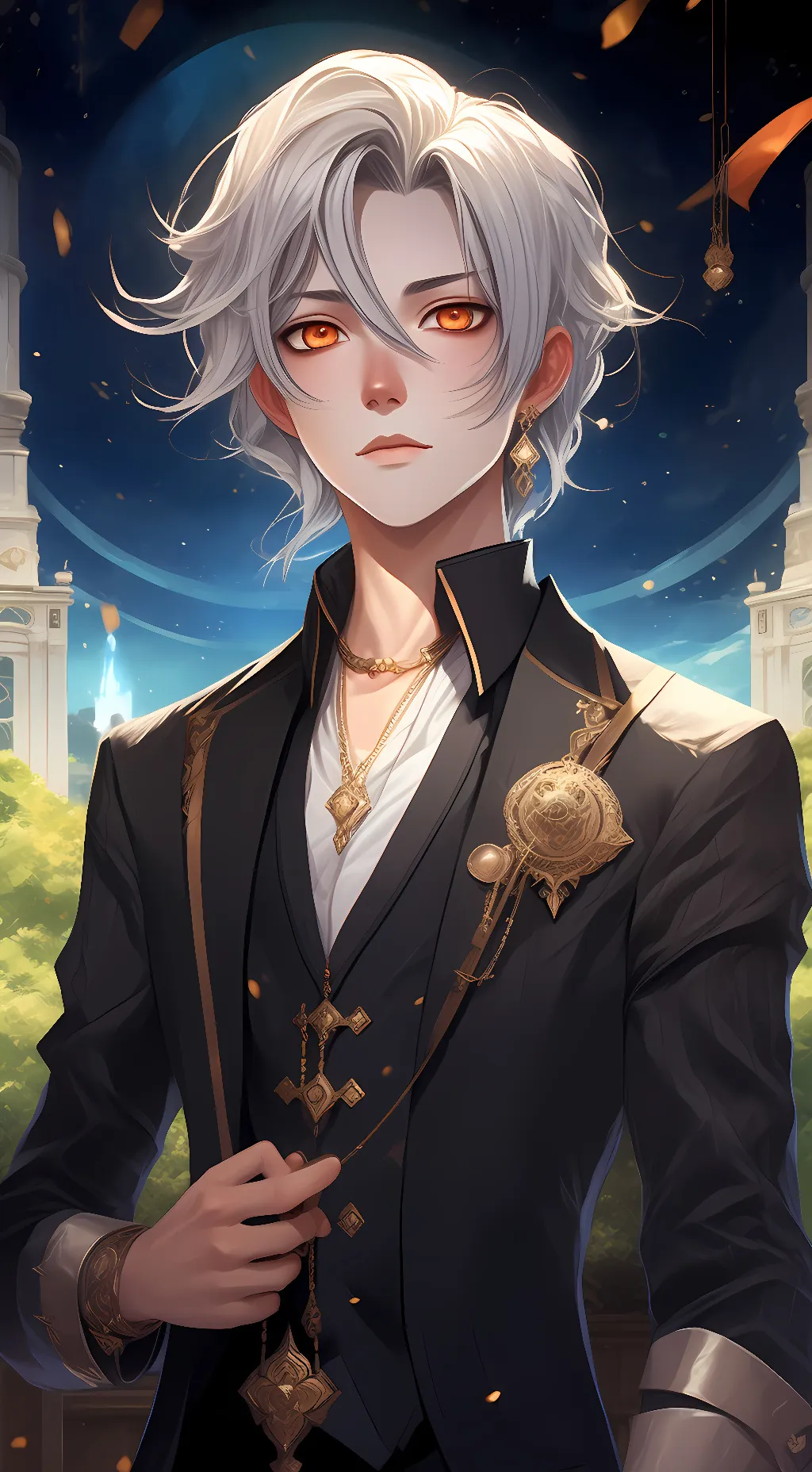 ai character: Alexander  background