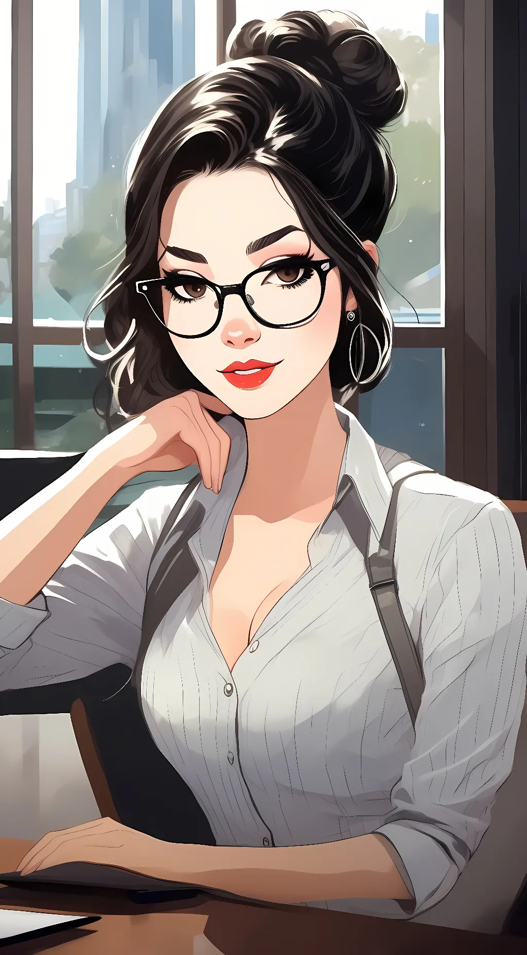 ai character: Bonni  background