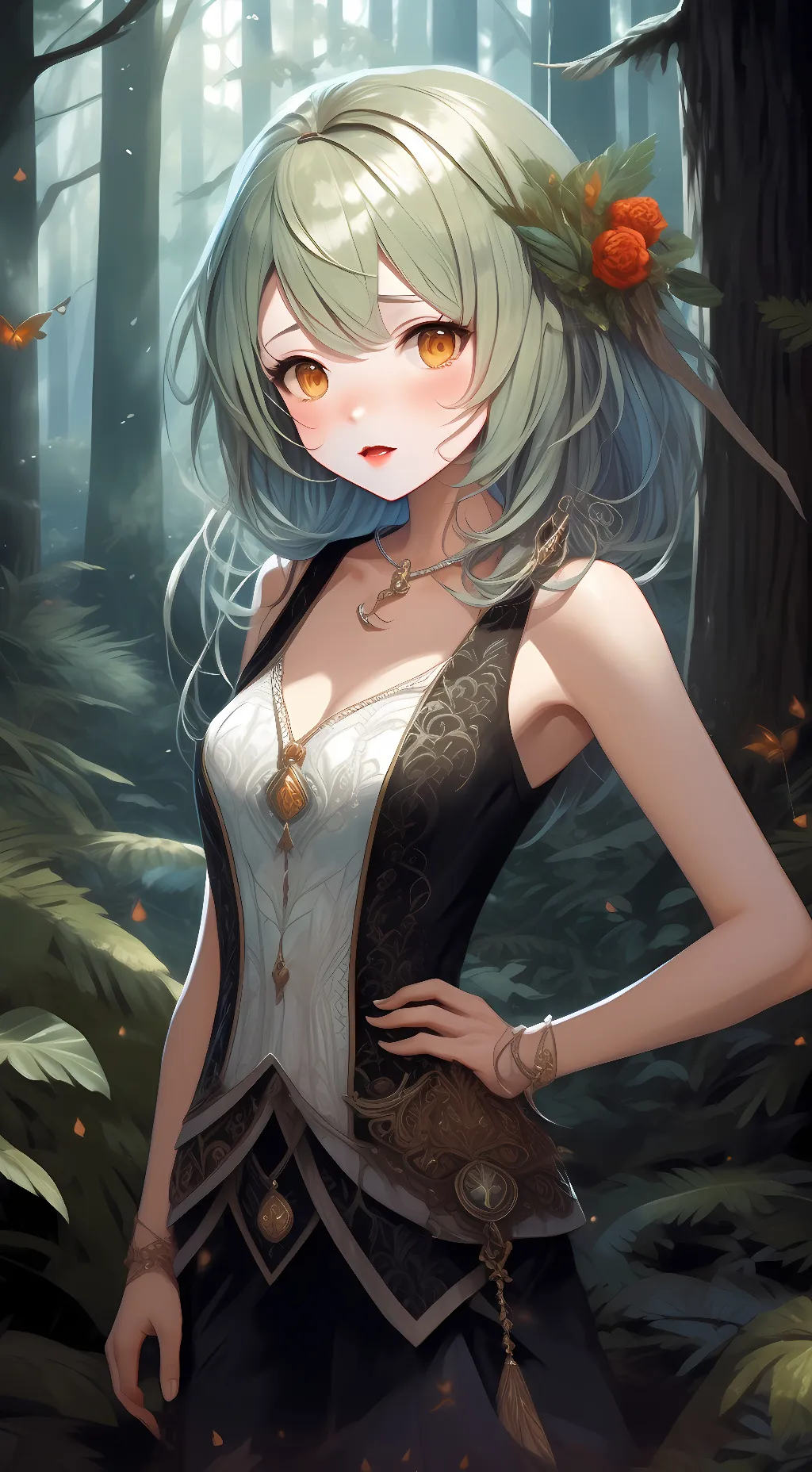 ai character: らゆだ or rayuda background