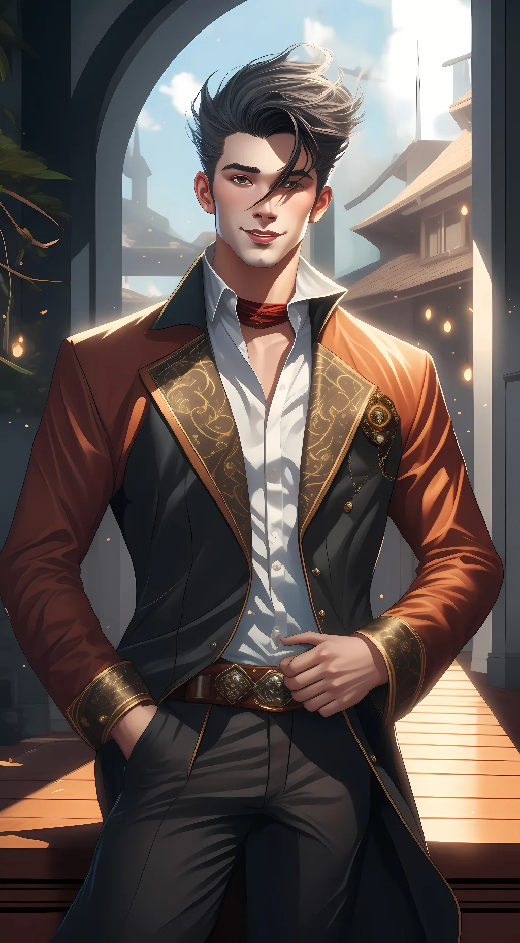 ai character: Fiyero background