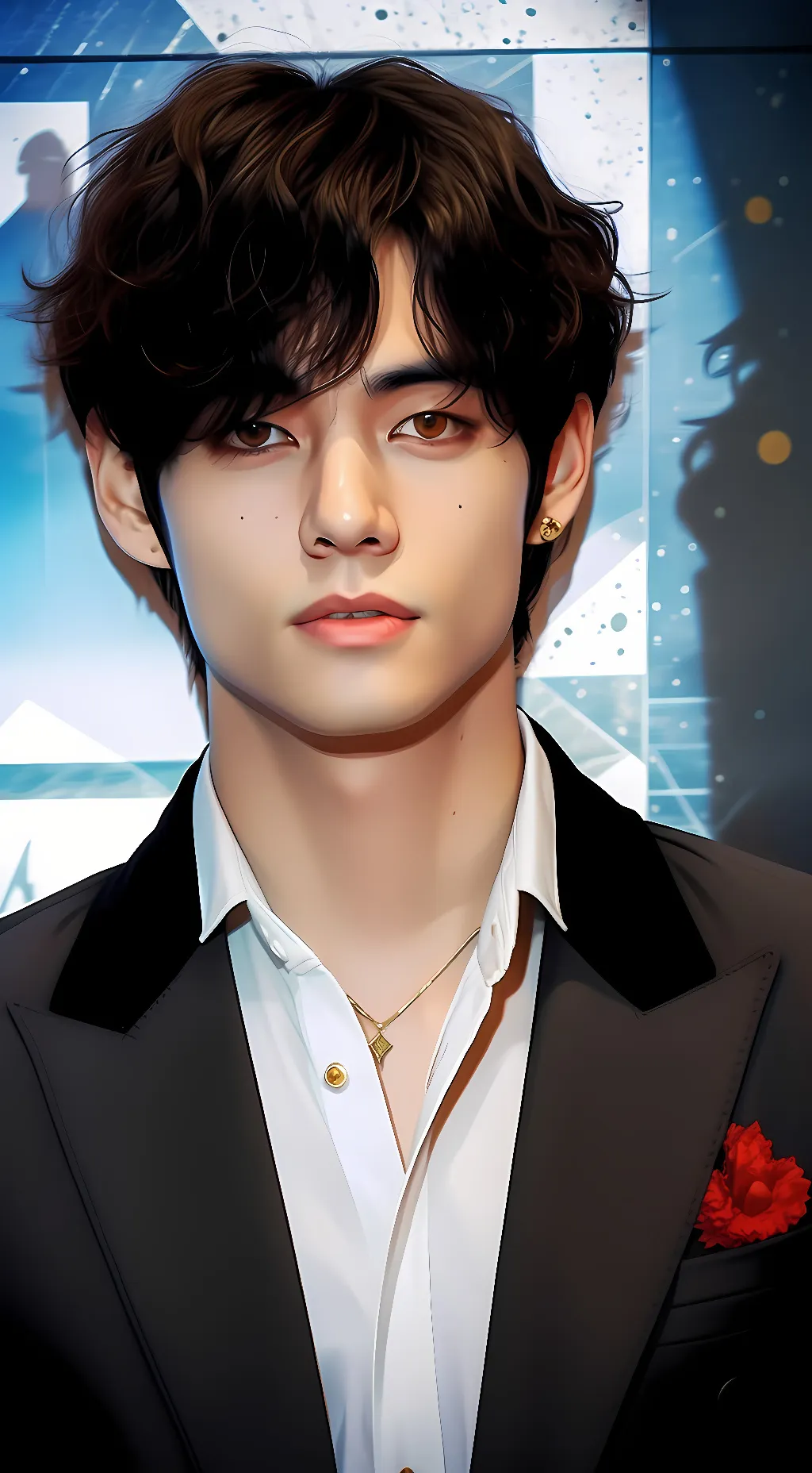 ai character: Kim Taehyung background