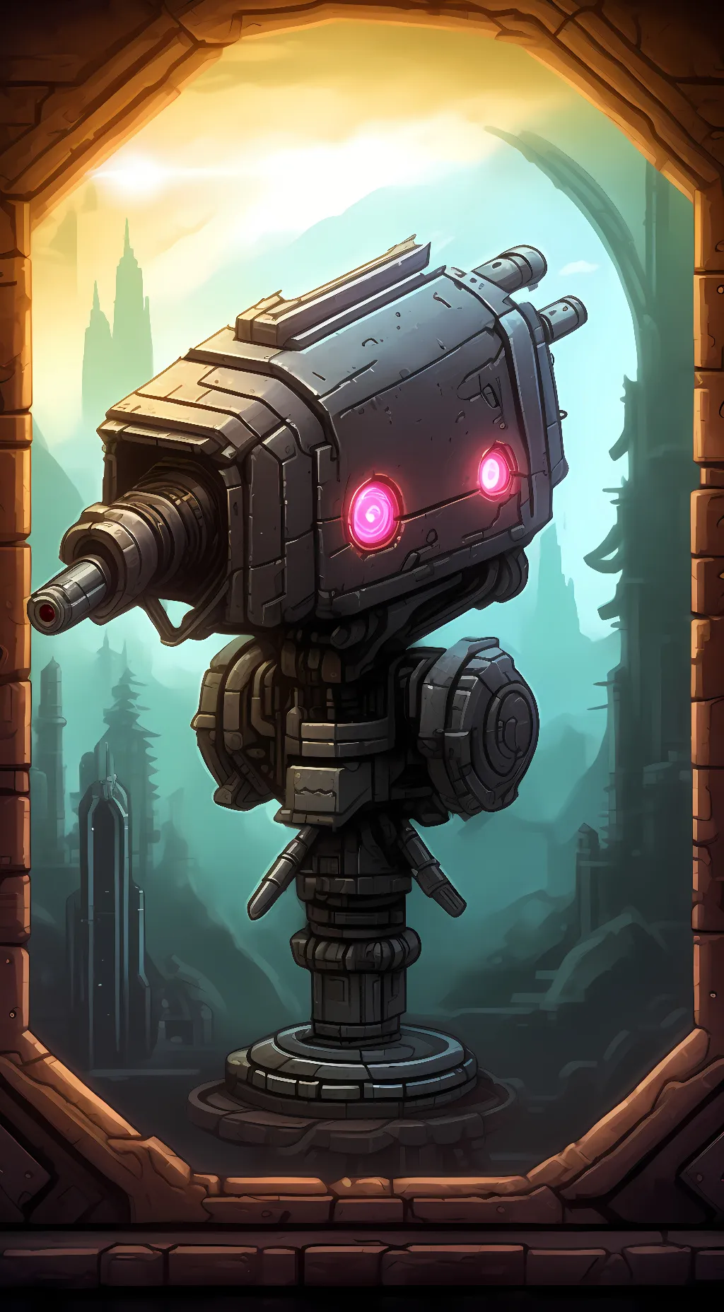 ai character: M3KA background