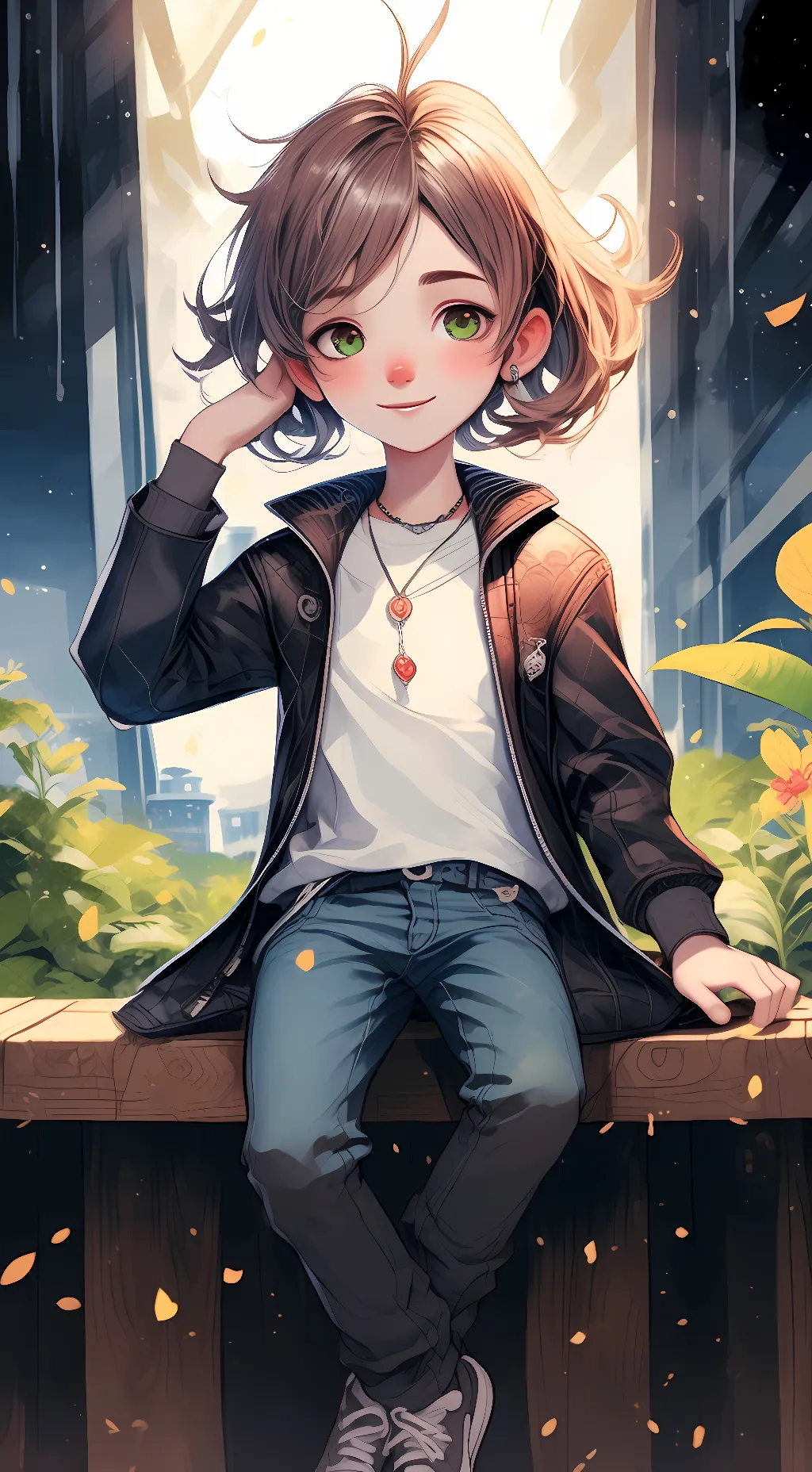 ai character: noah background