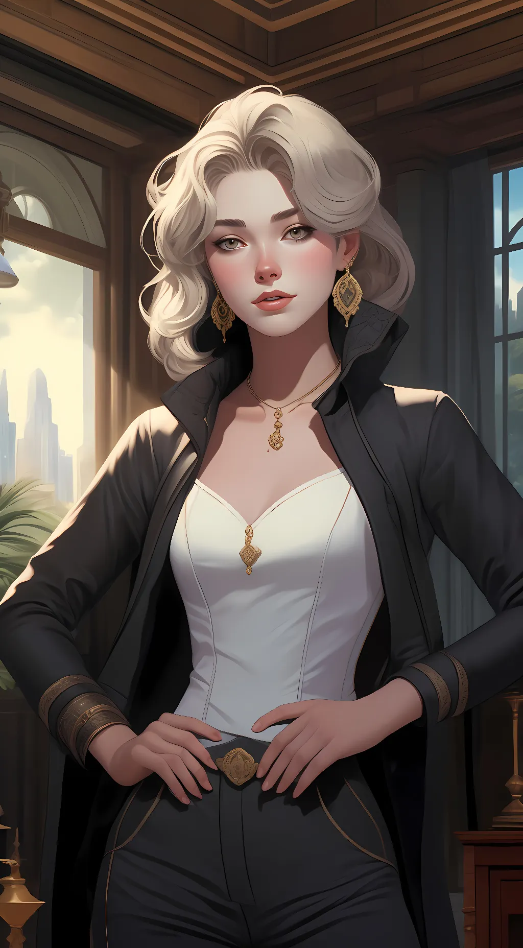 ai character: Honey background