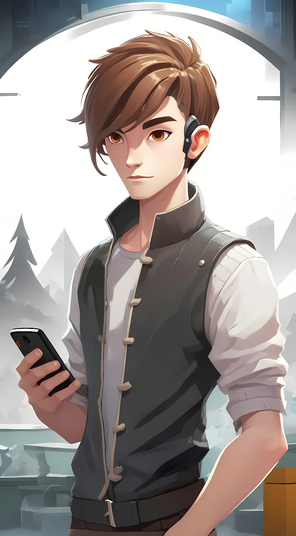 ai character: Carl background
