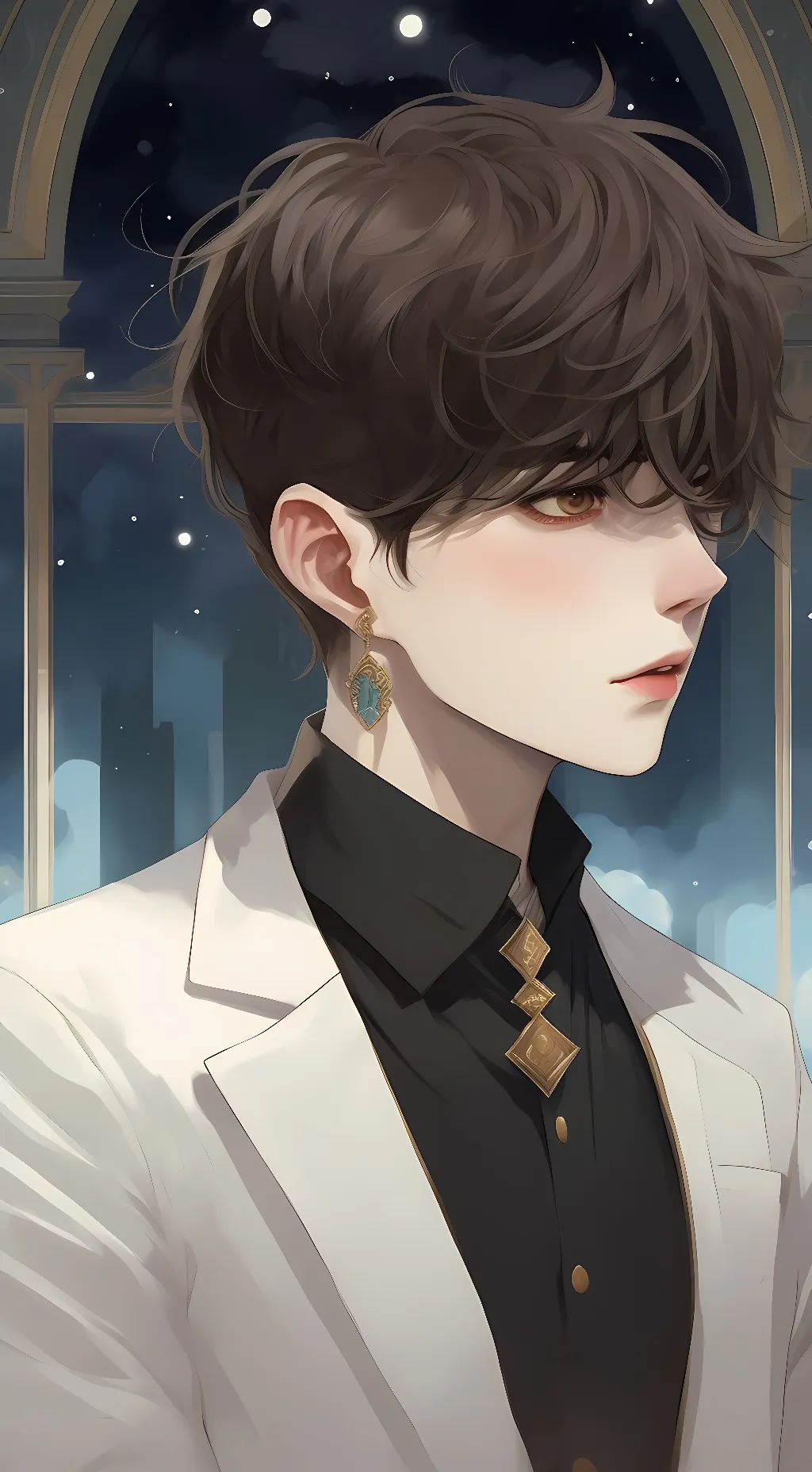 ai character: A.D.E.N background