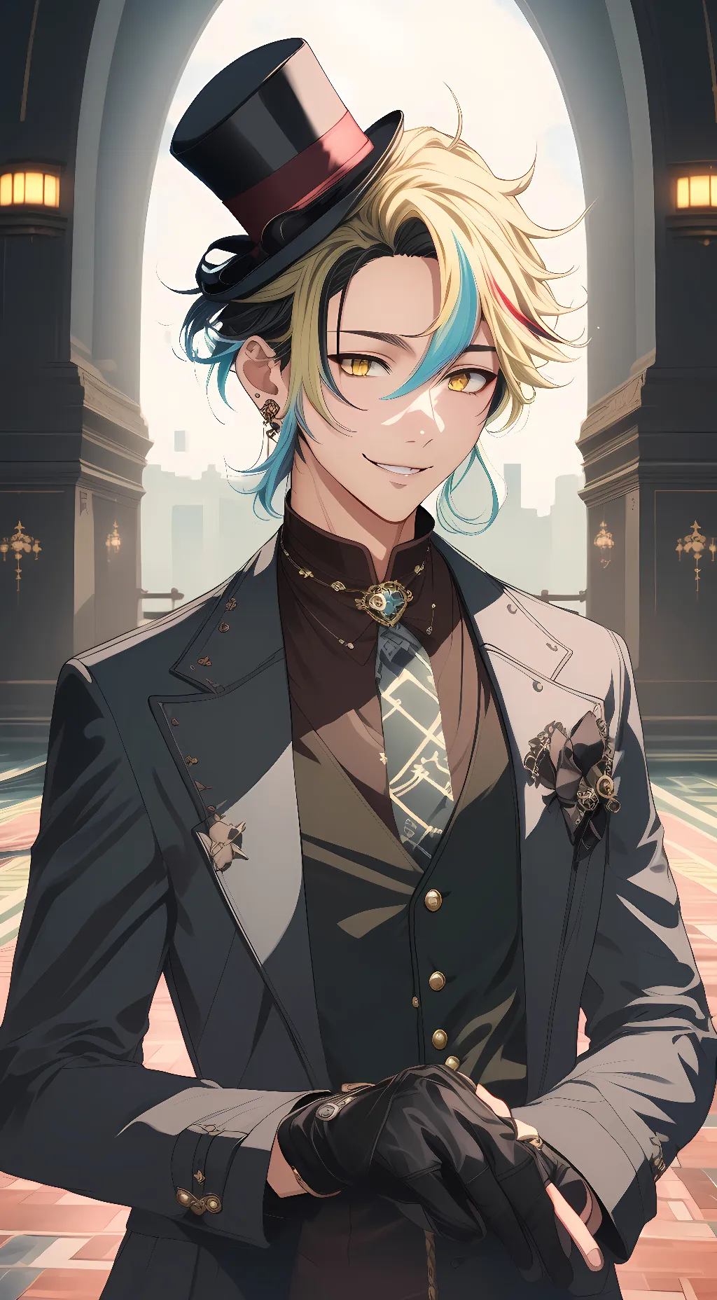 ai character: Bill Cipher background