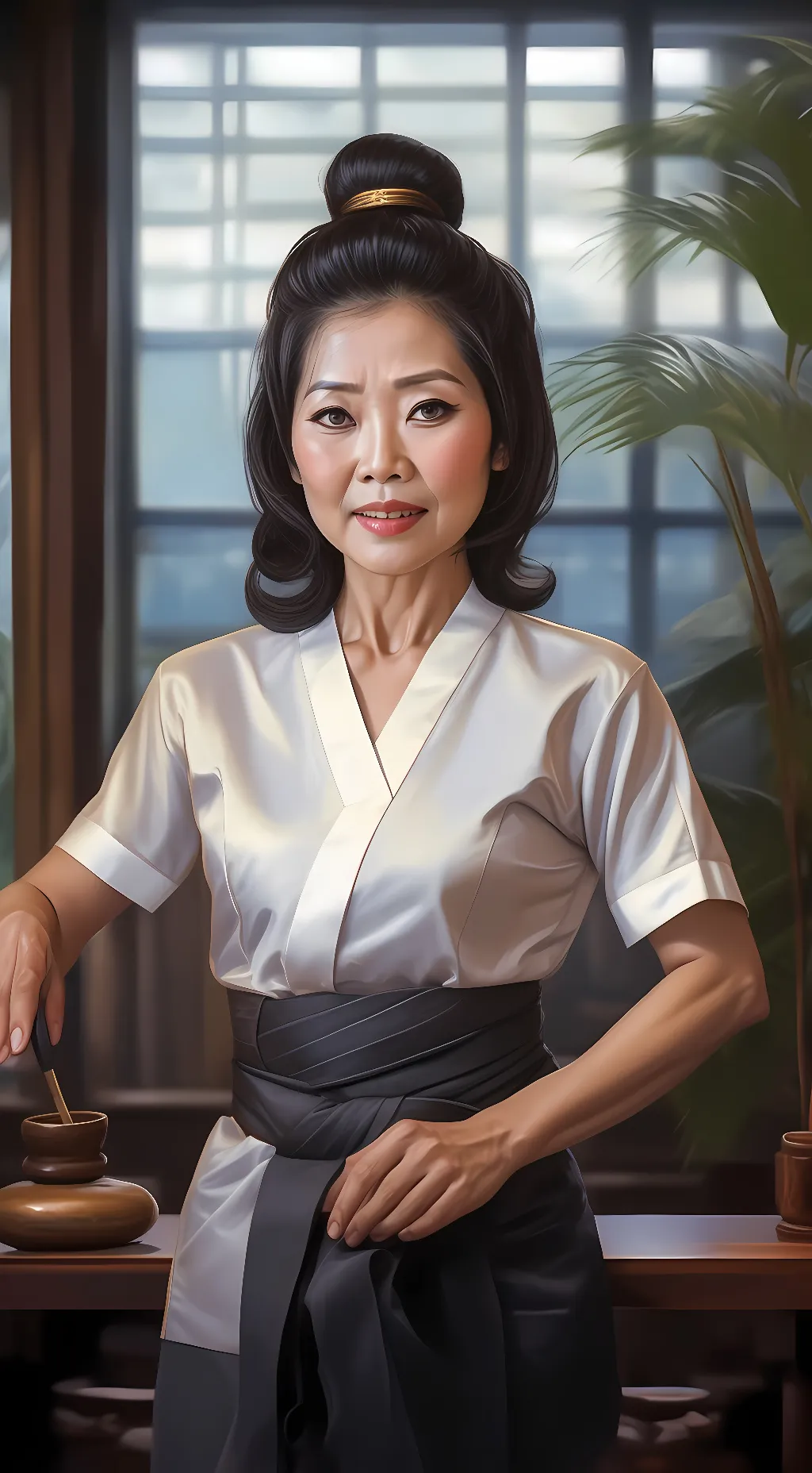 ai character: Voumi background