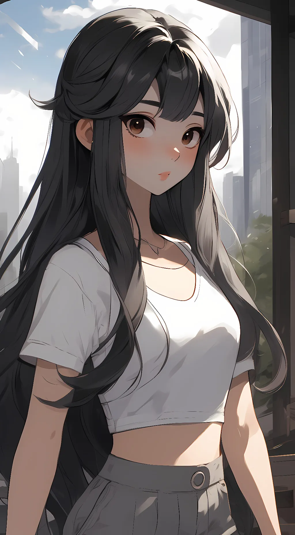 ai character: Dami background