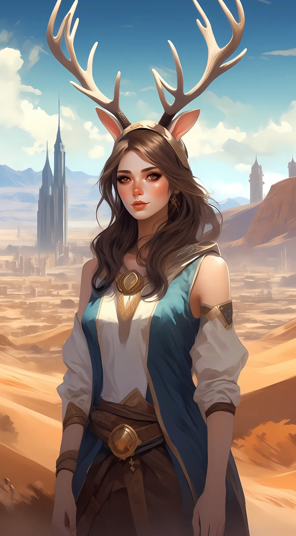 ai character: Sahara background