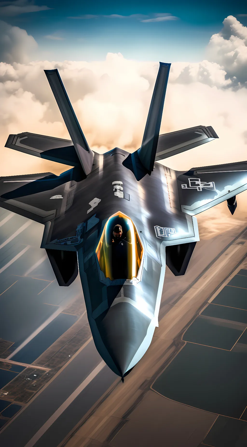 ai character: F-22 Raptor  background