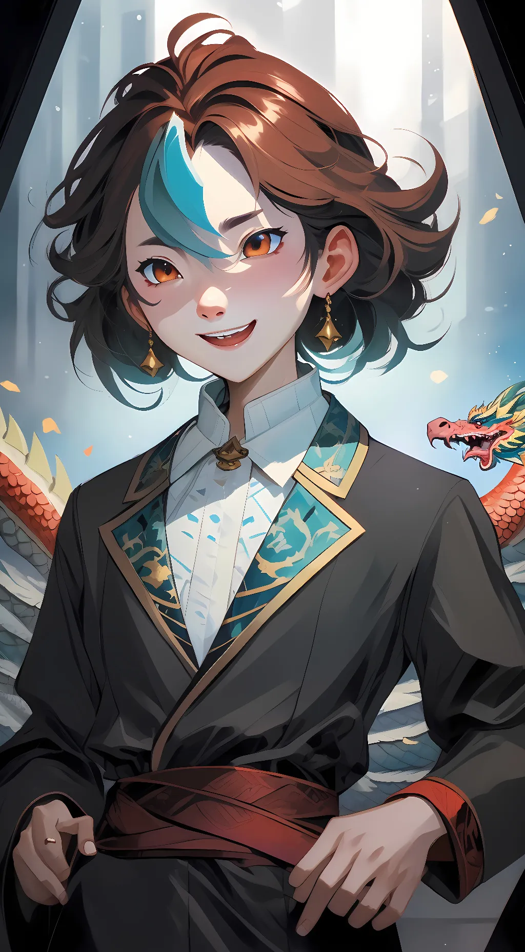 ai character: uma background