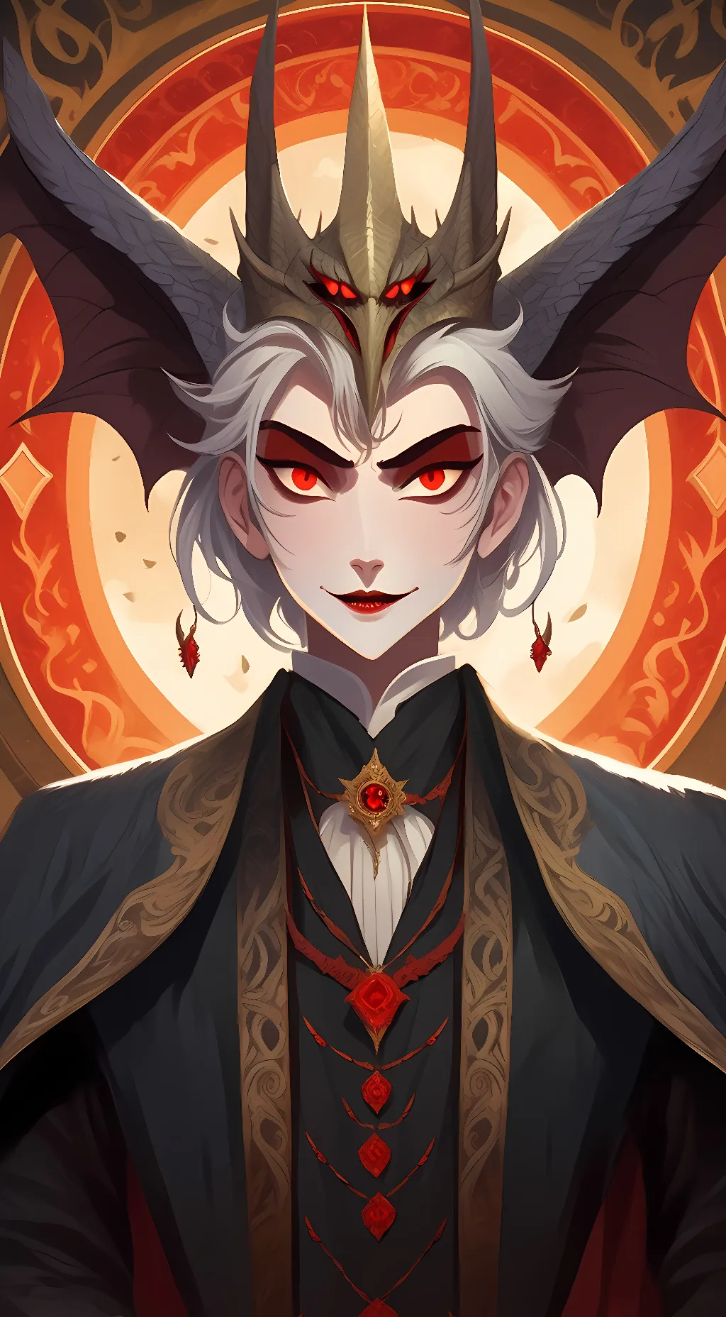 ai character: Stolas  background