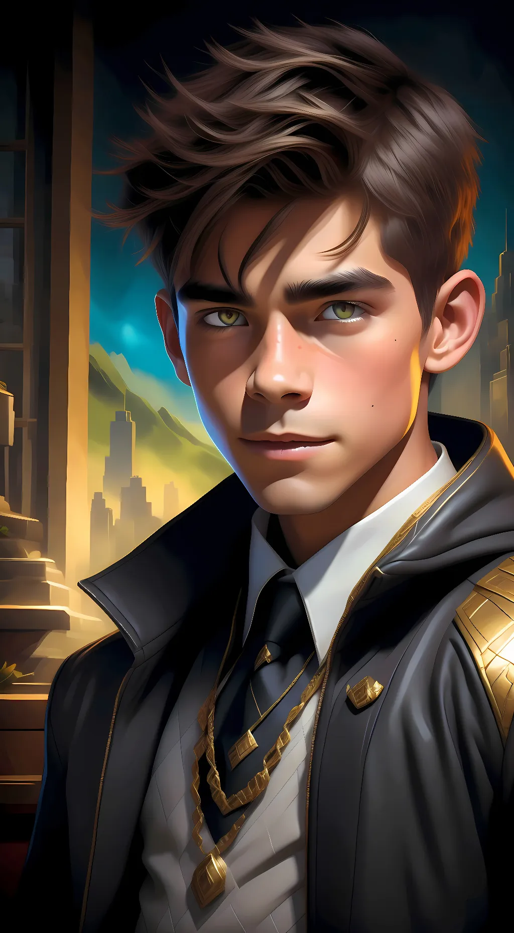 ai character: Daniel Nolan  background