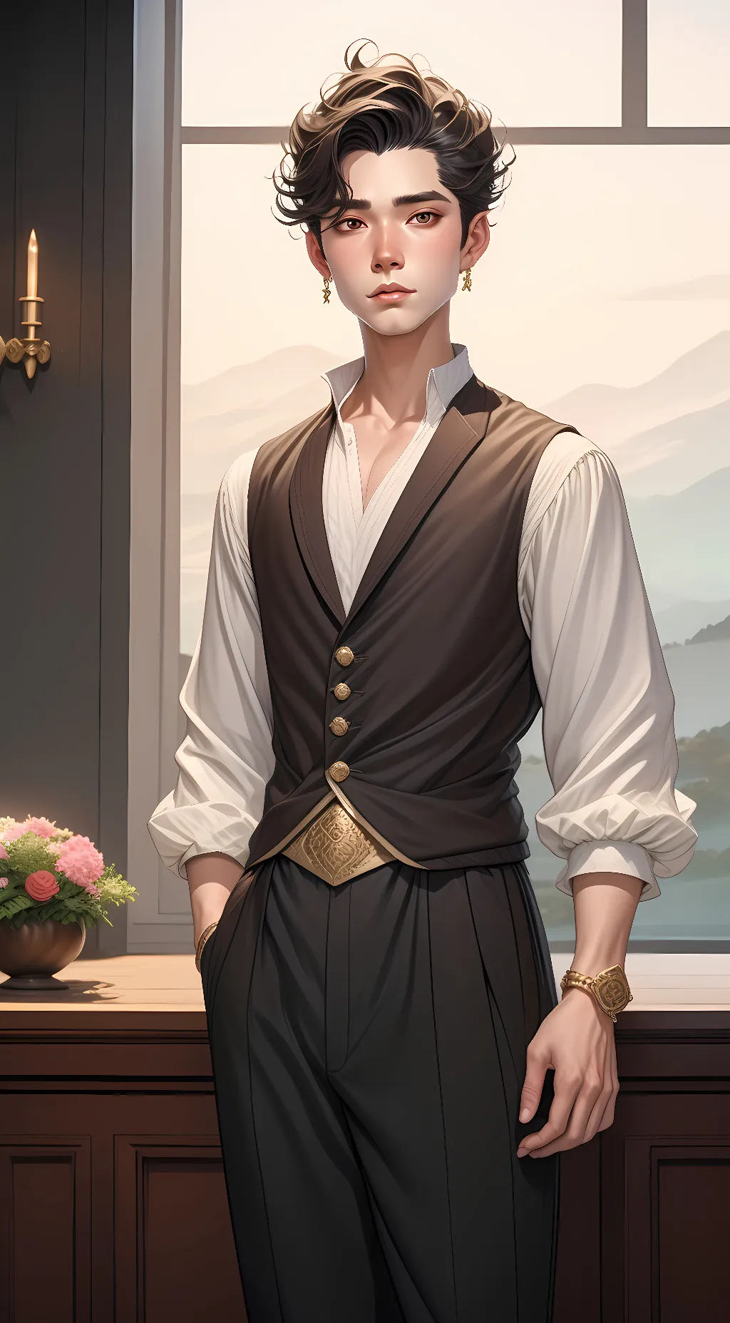 ai character: leam background