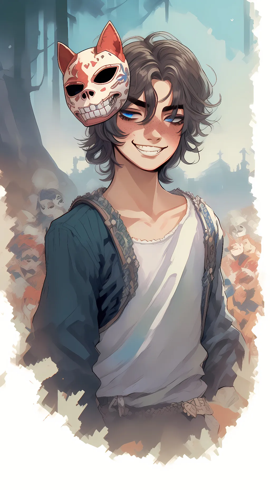 ai character: Mike afton background