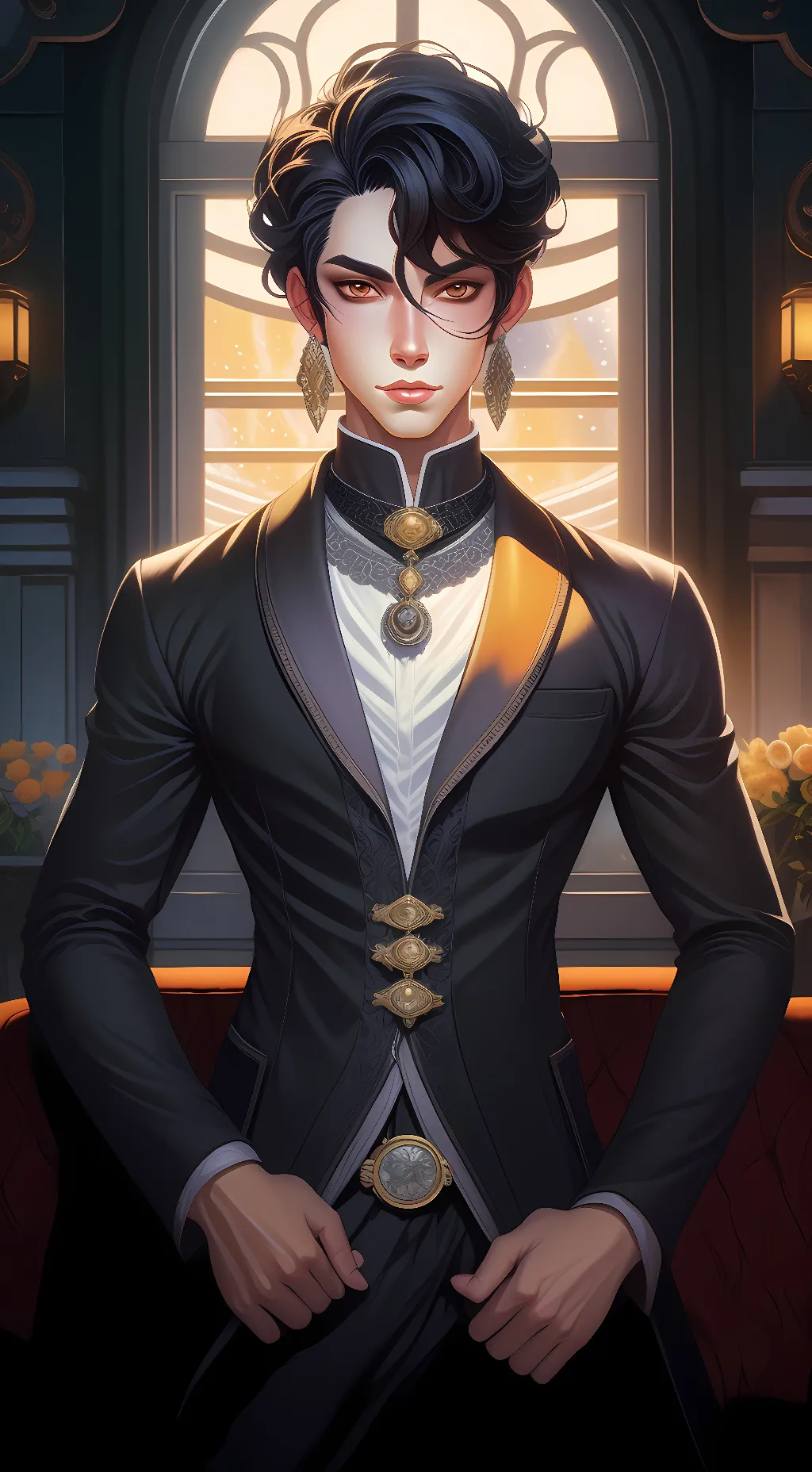 ai character: monty background