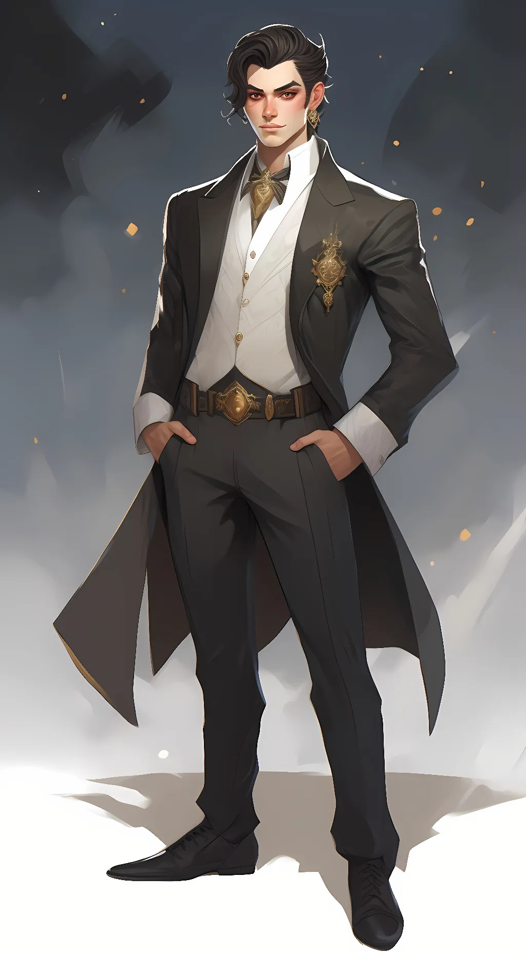 ai character: cameramen  background