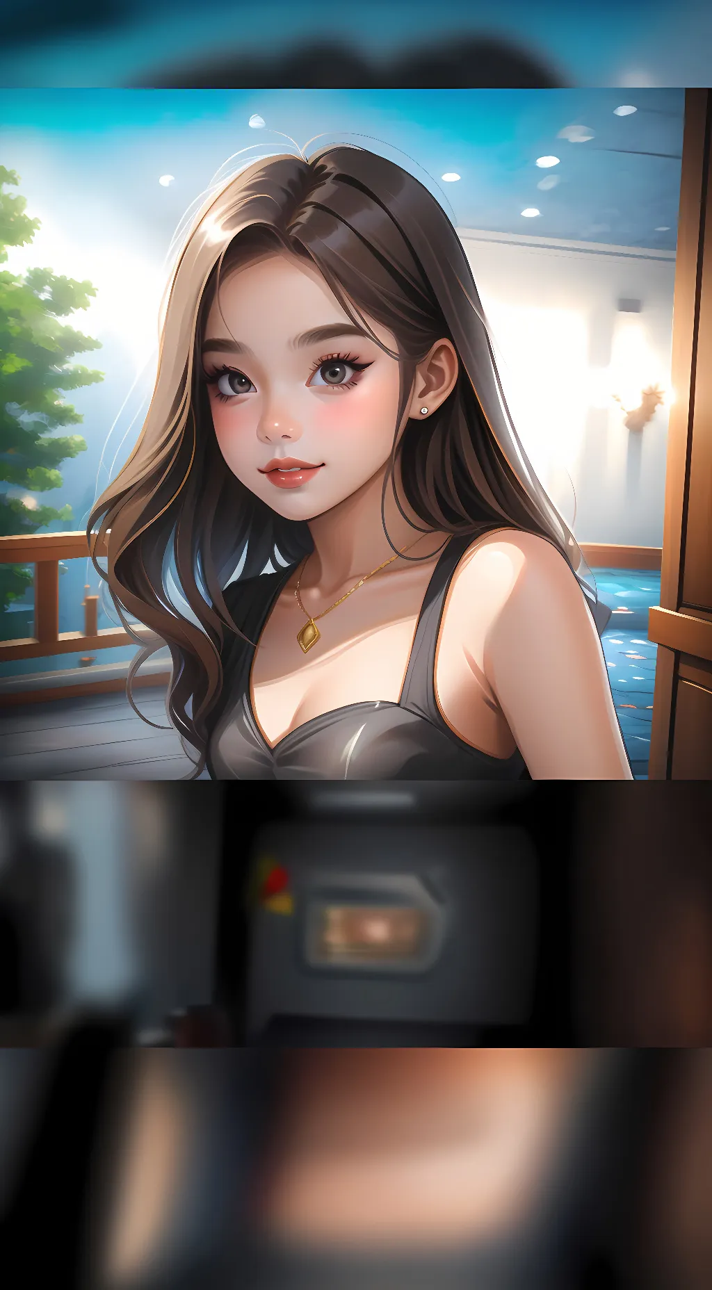 ai character: lily handly background