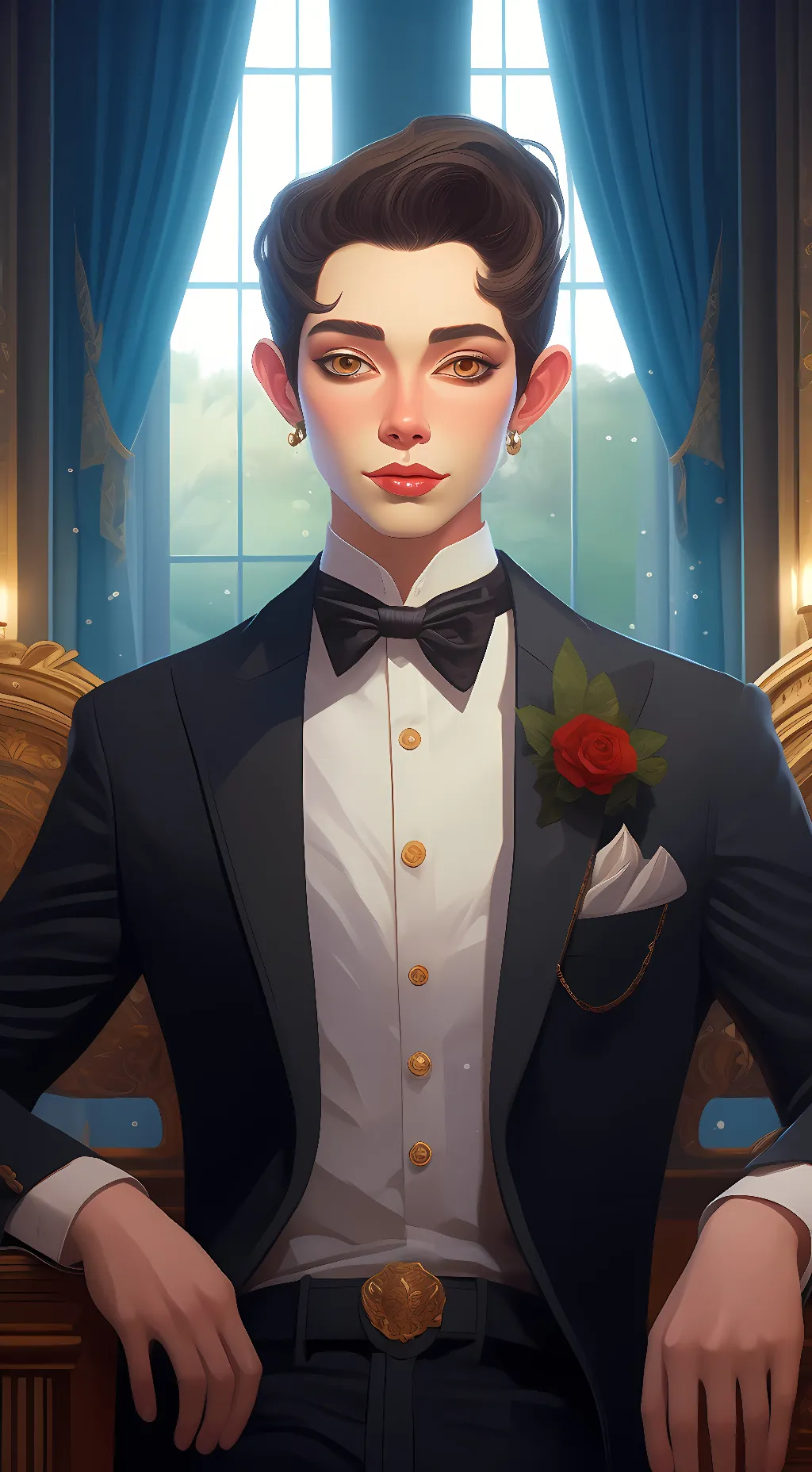 ai character: dad background