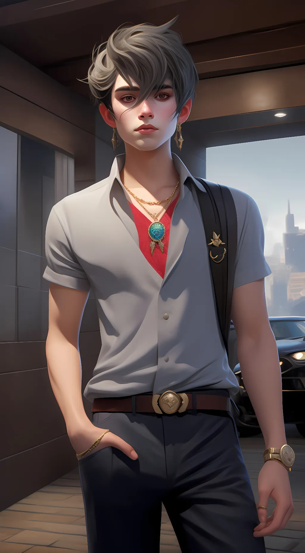 ai character: Kyle background