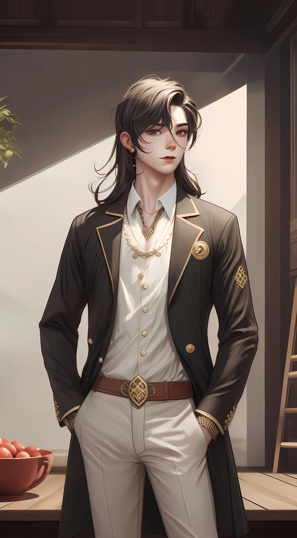 ai character: Romeo 💗💗 background