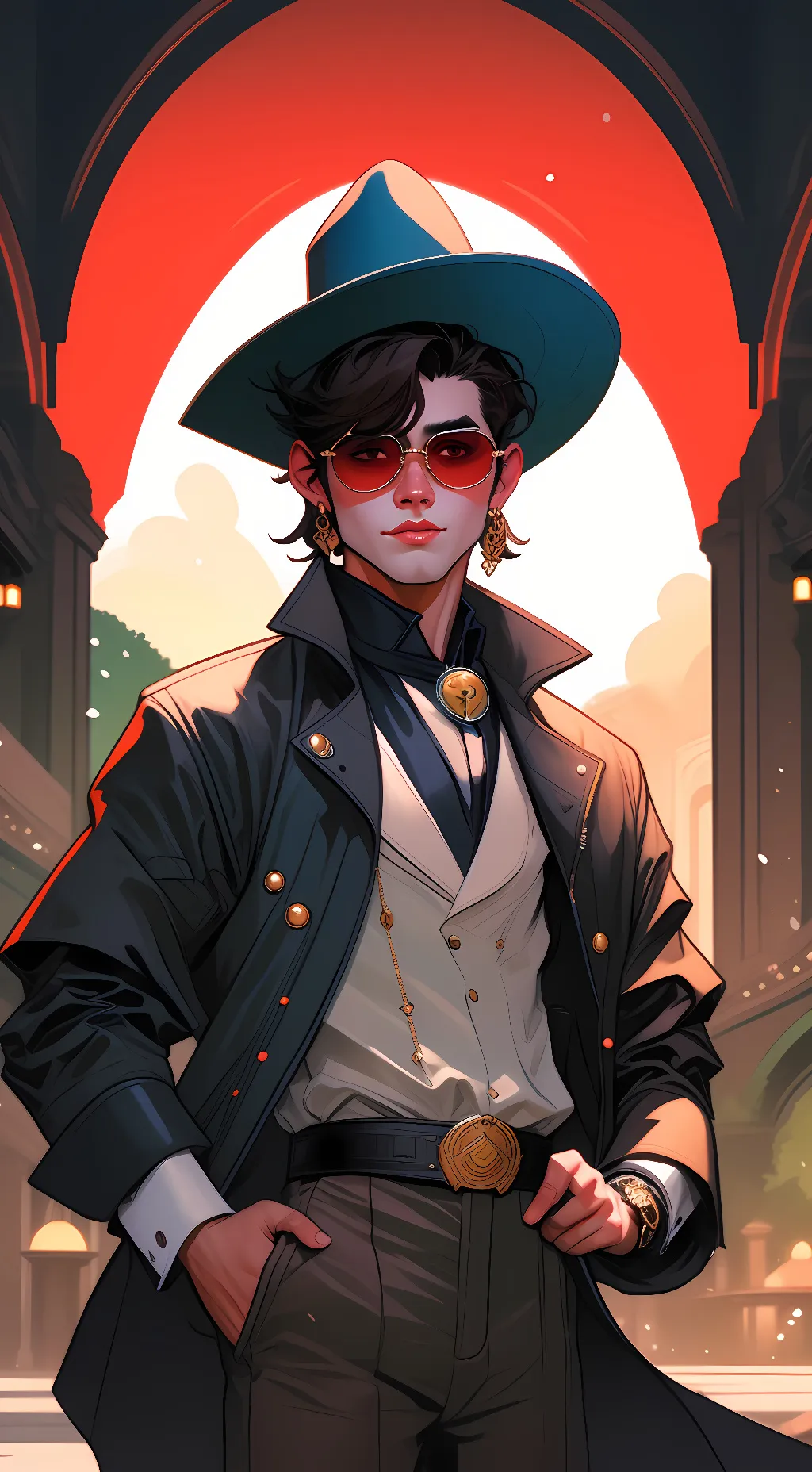 ai character: love sick sonic  background