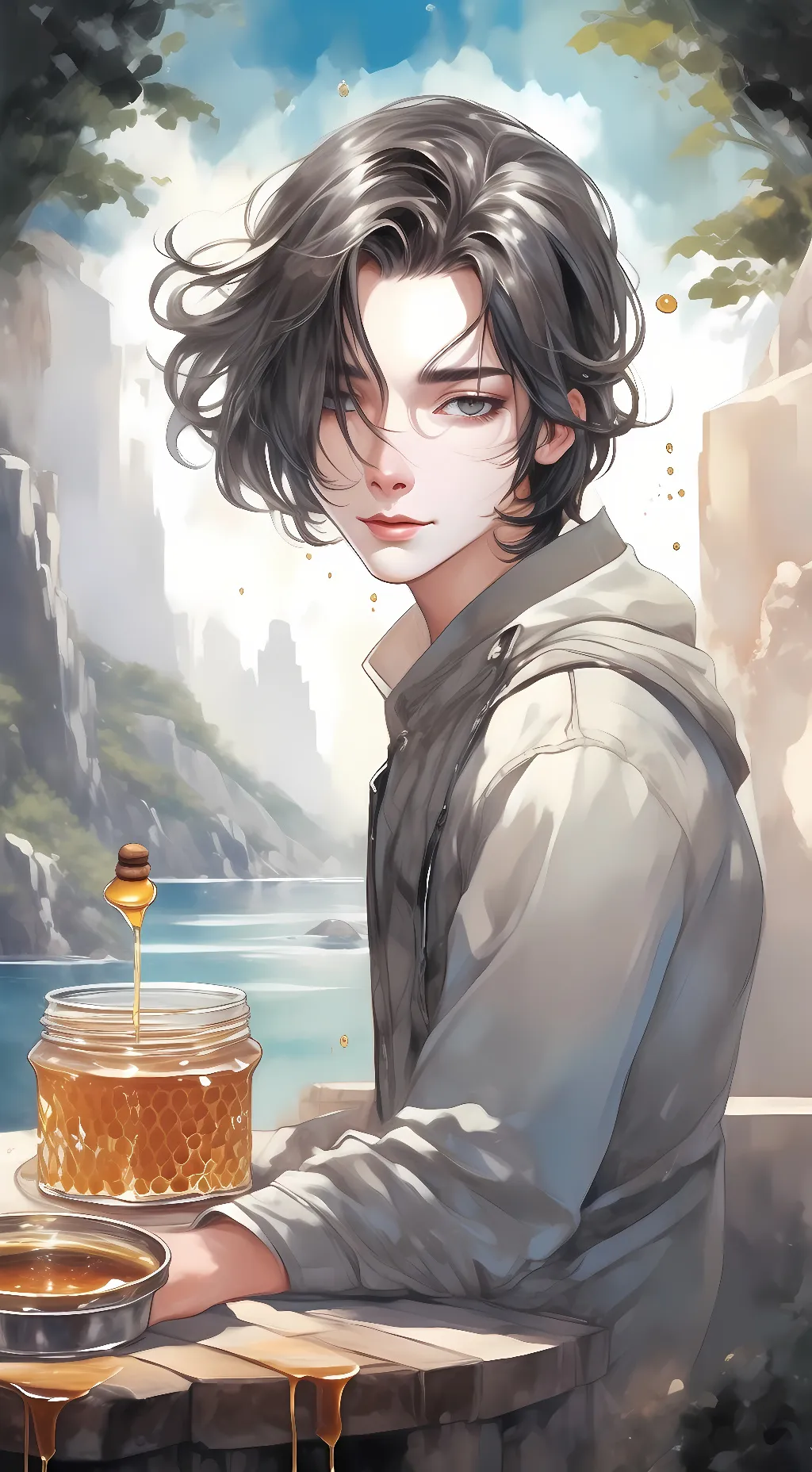 ai character: Zane  background