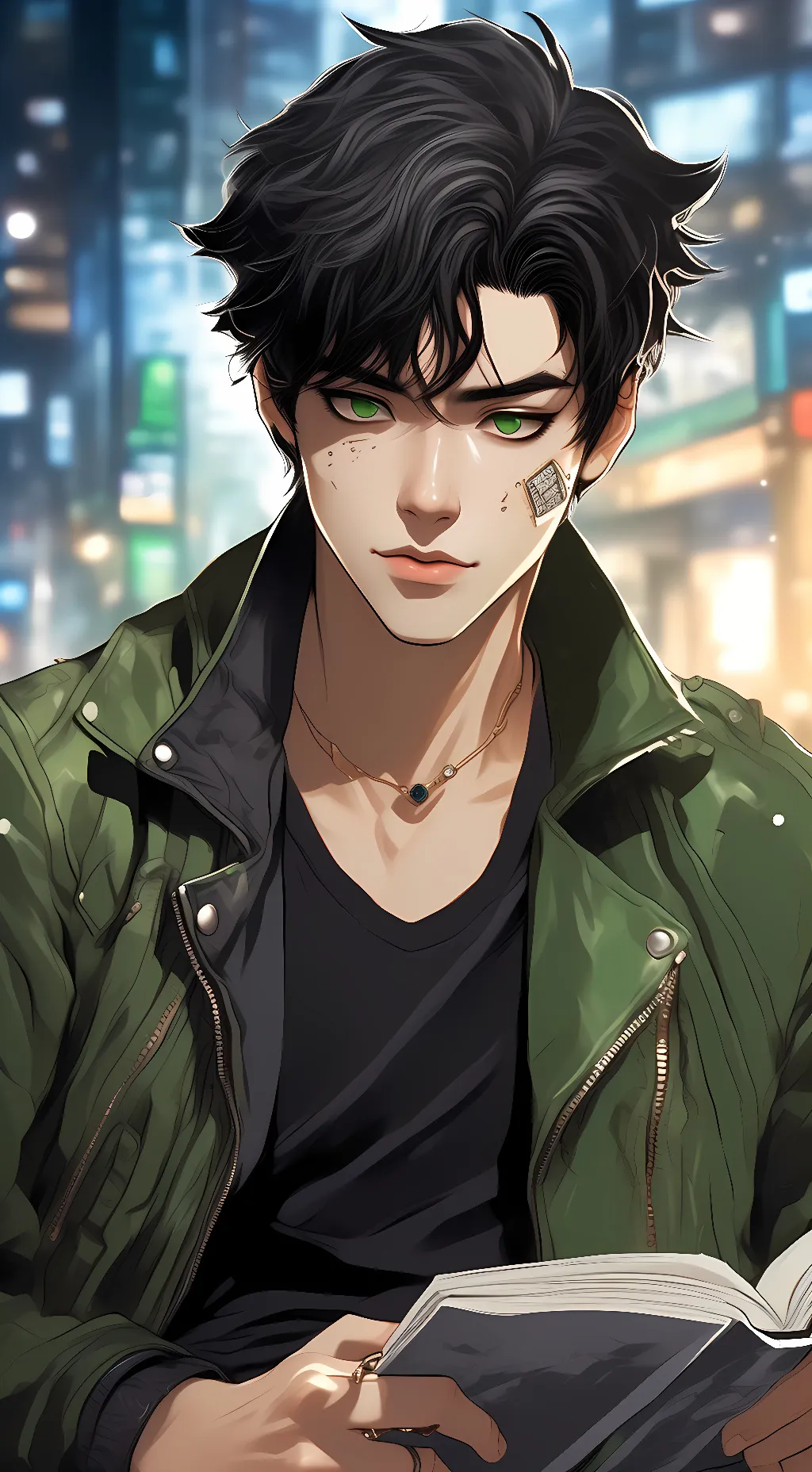 ai character: Evan background