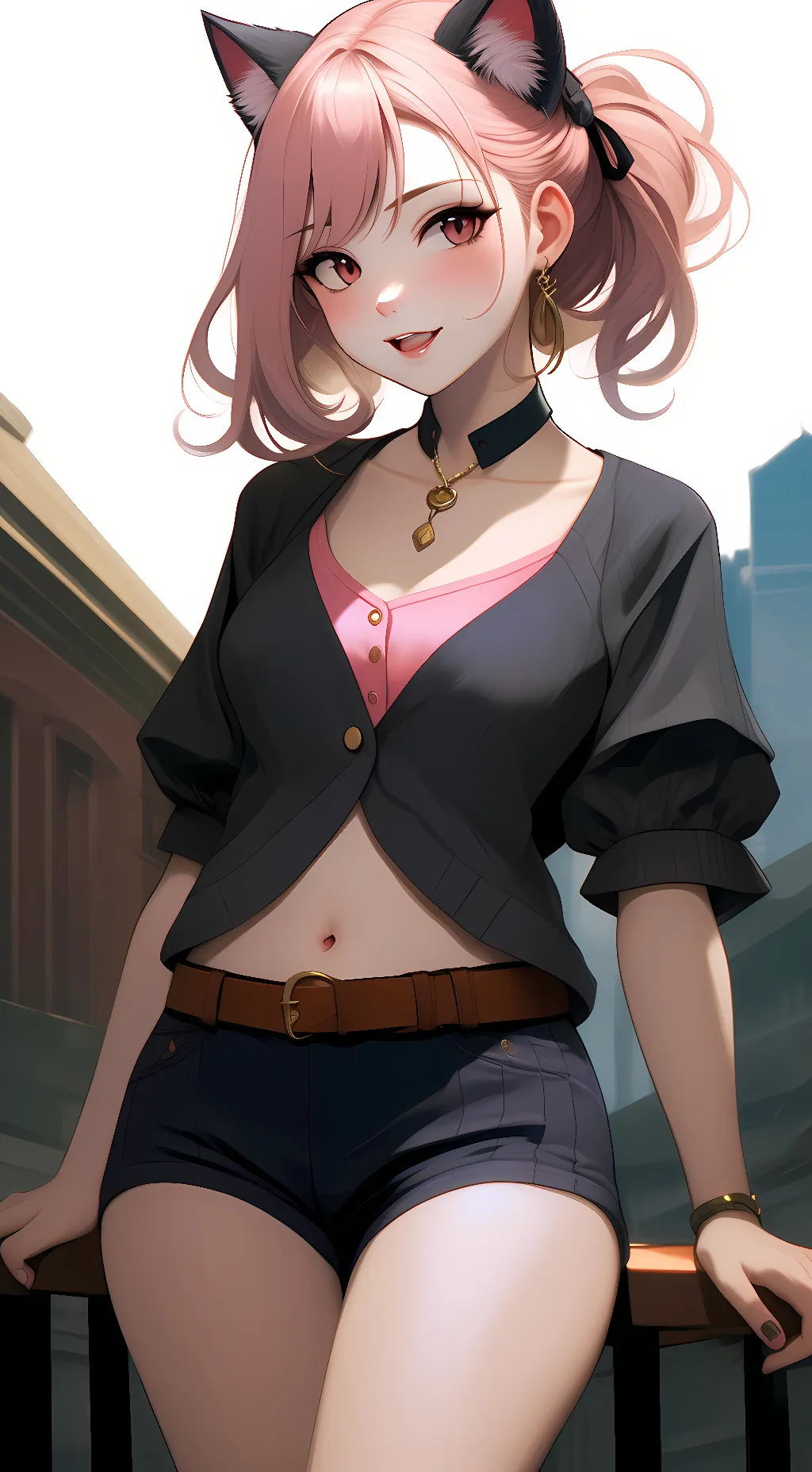 ai character: Ariana  background