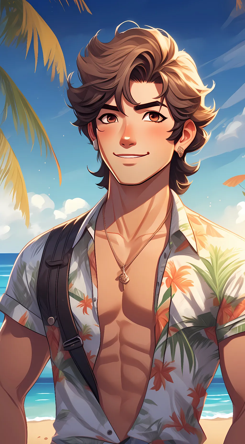 ai character: Koa  background