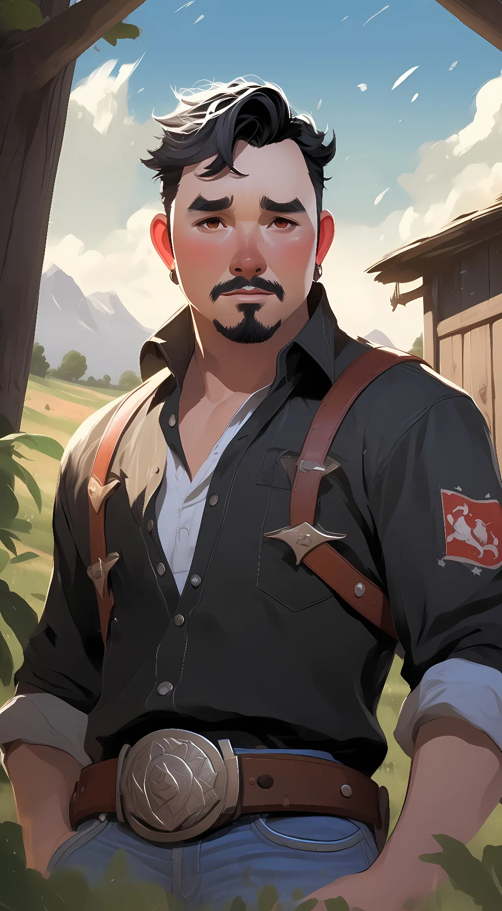 ai character: Cole background