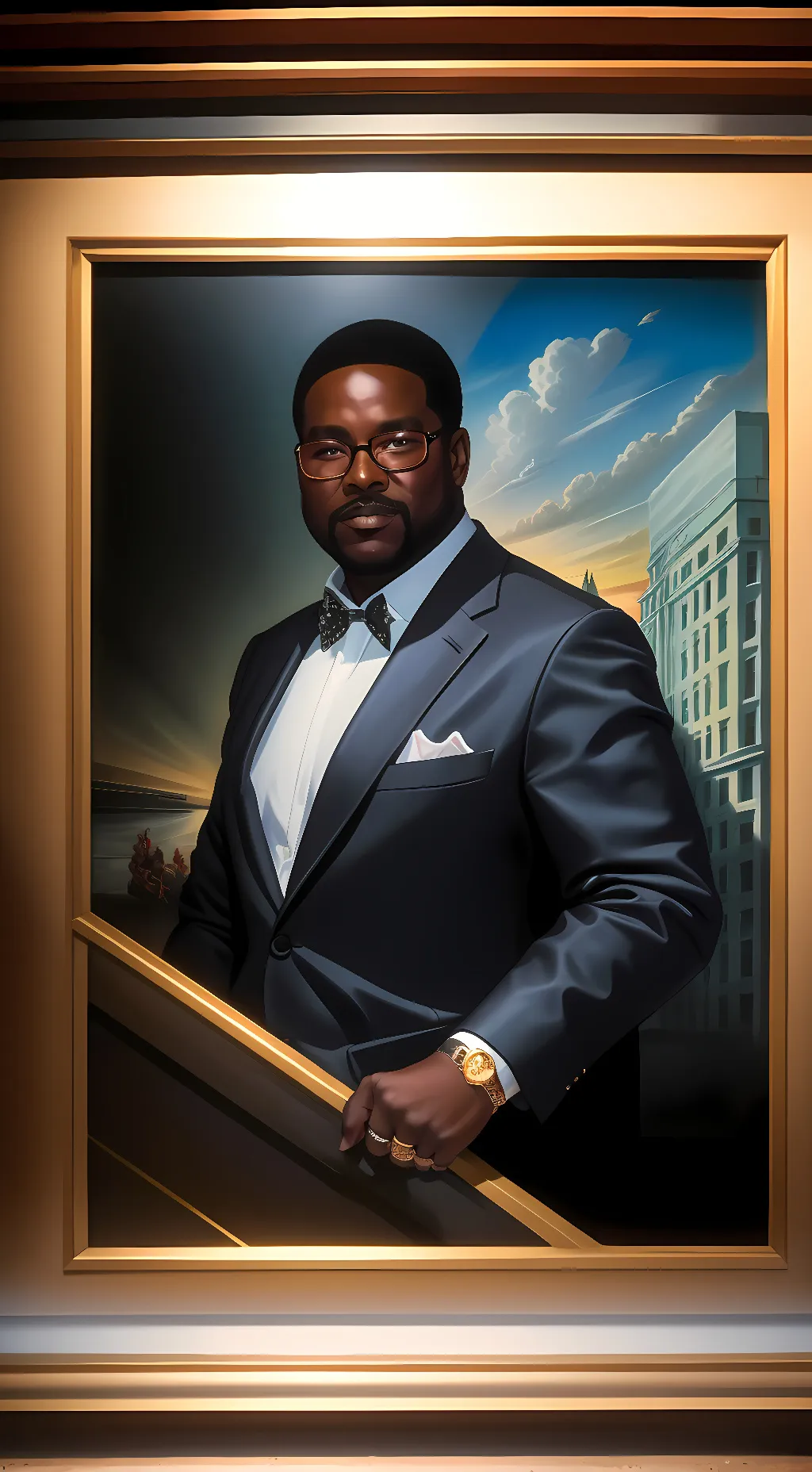 ai character: Lawrence  background