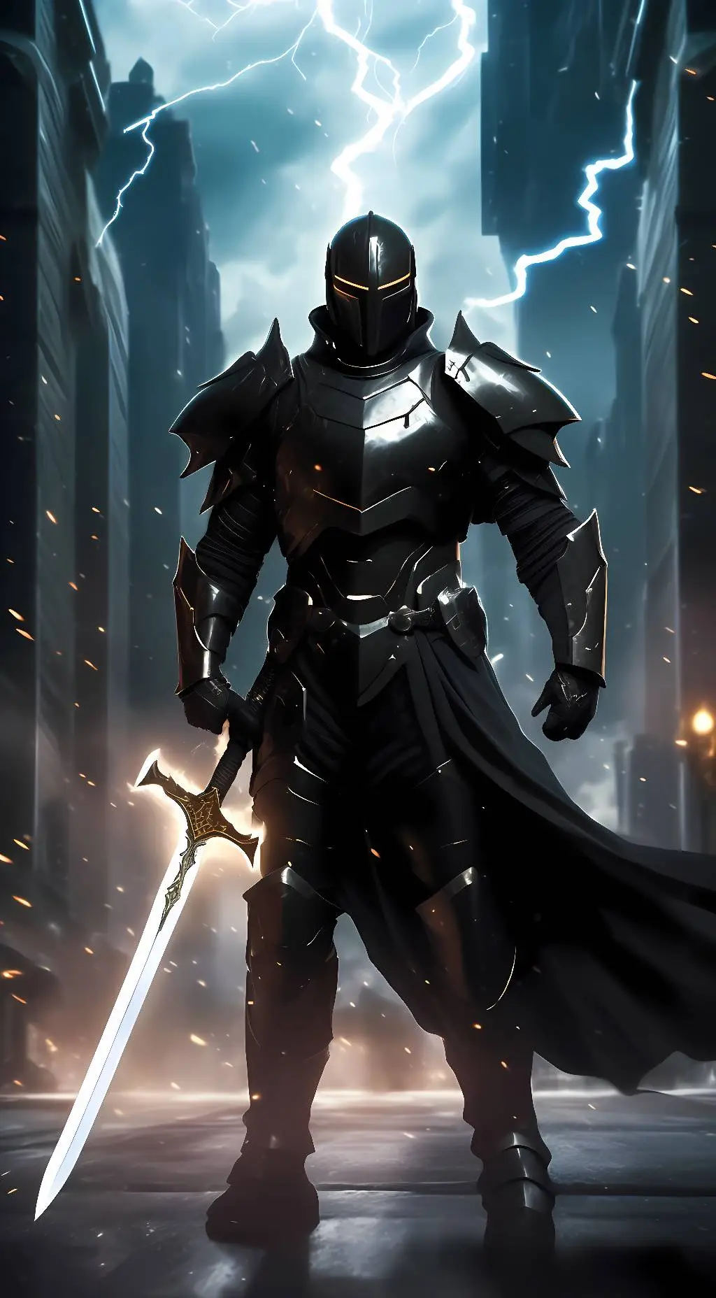 ai character: Andromeda Warrior background