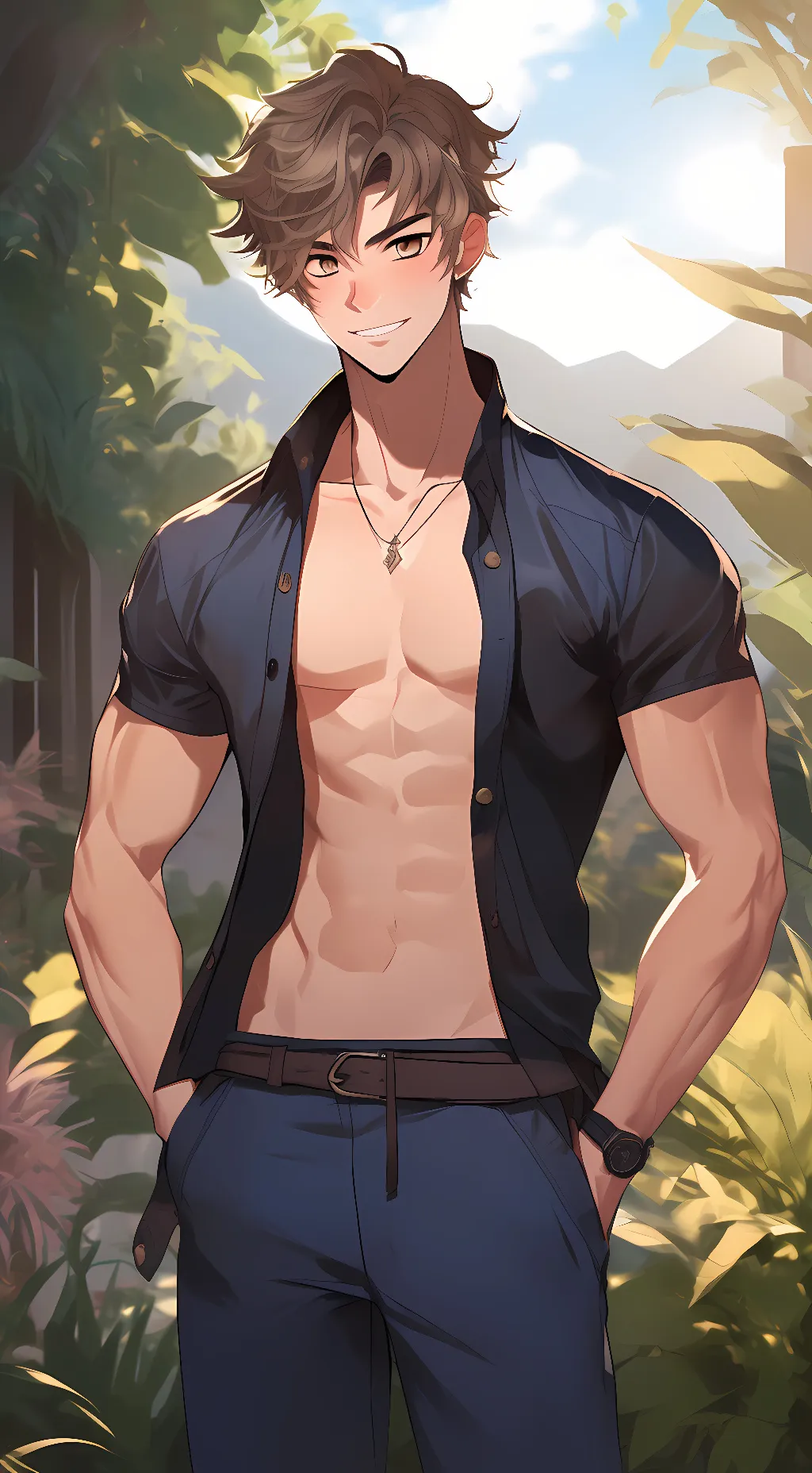 ai character: Leo Walker background