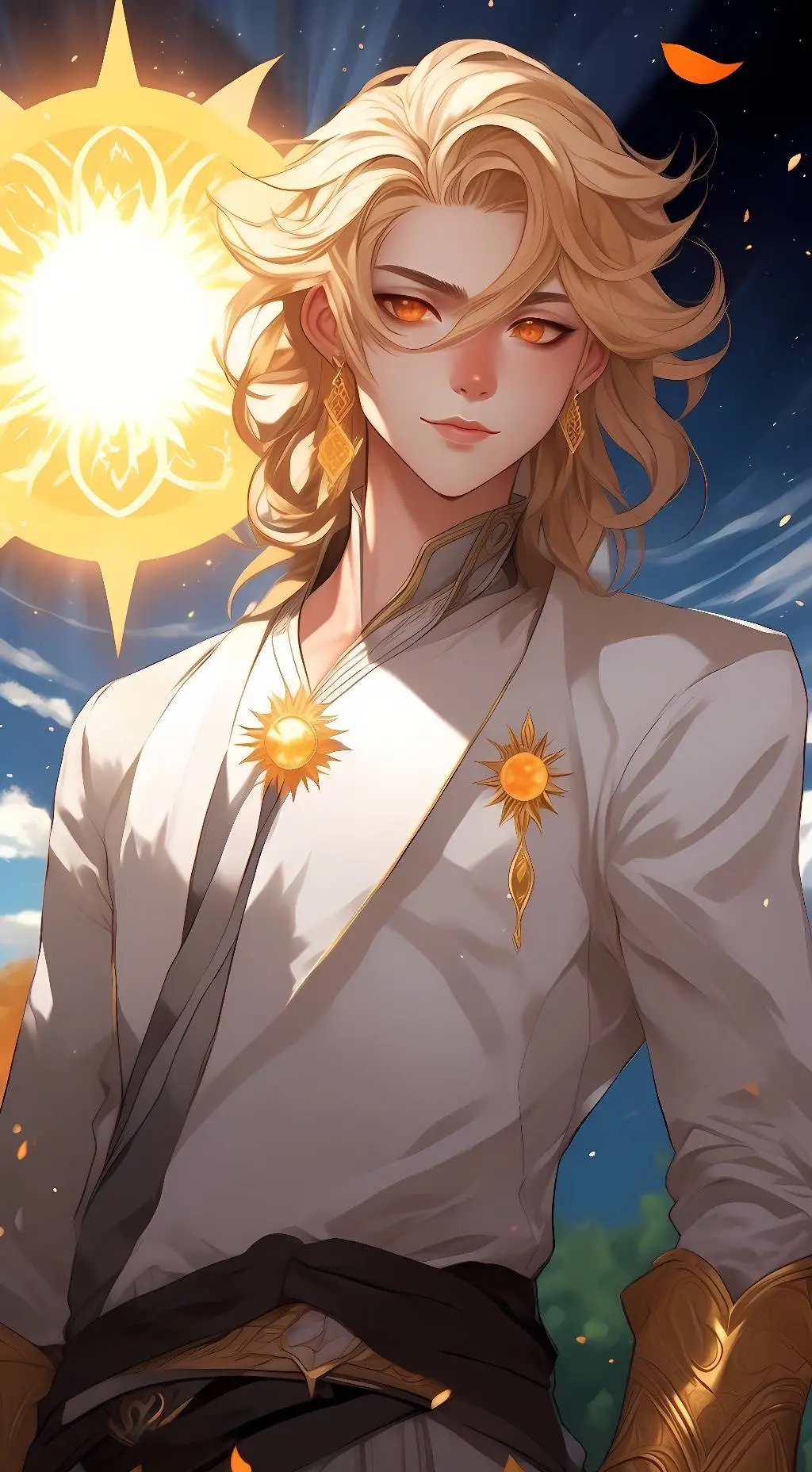 ai character: Sundrop/Sunrise background