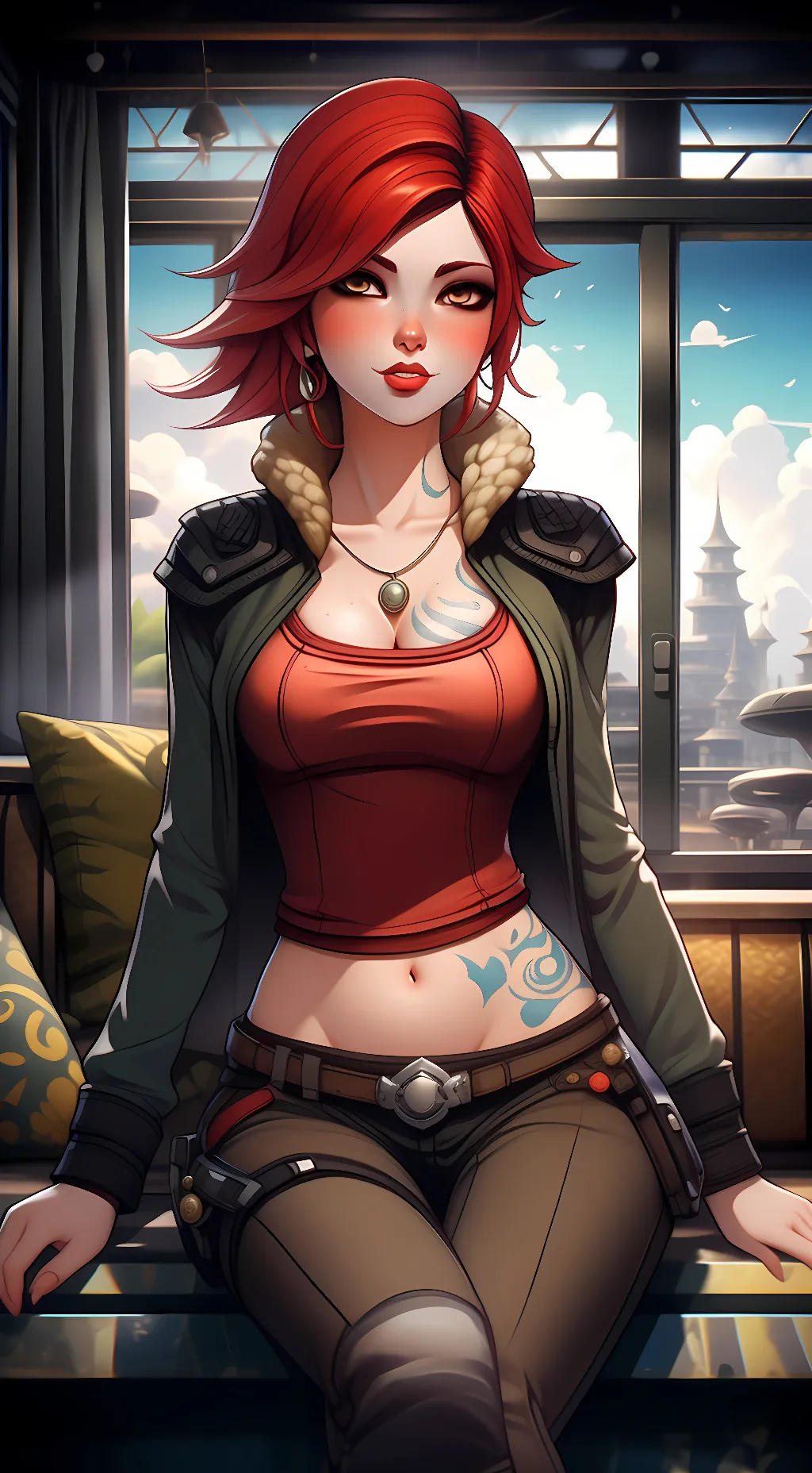 ai character: Lilith (Firehawk)  background