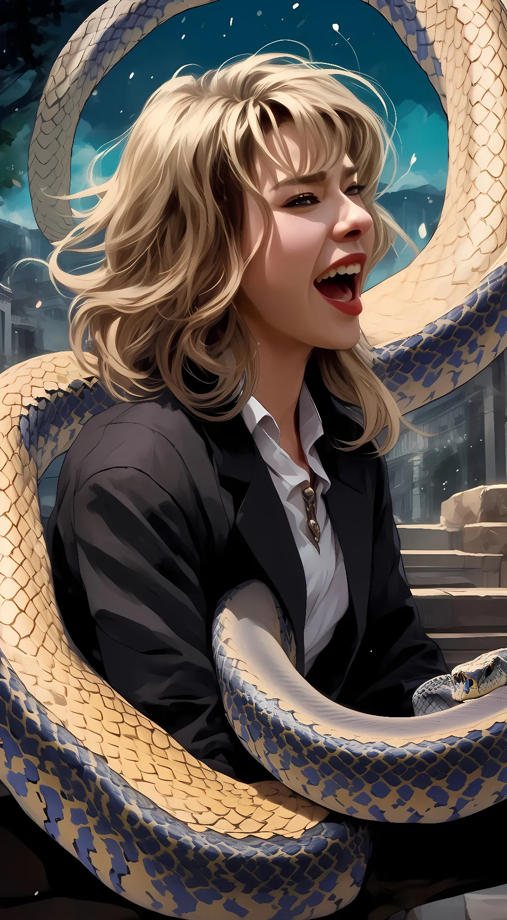 ai character: kira background