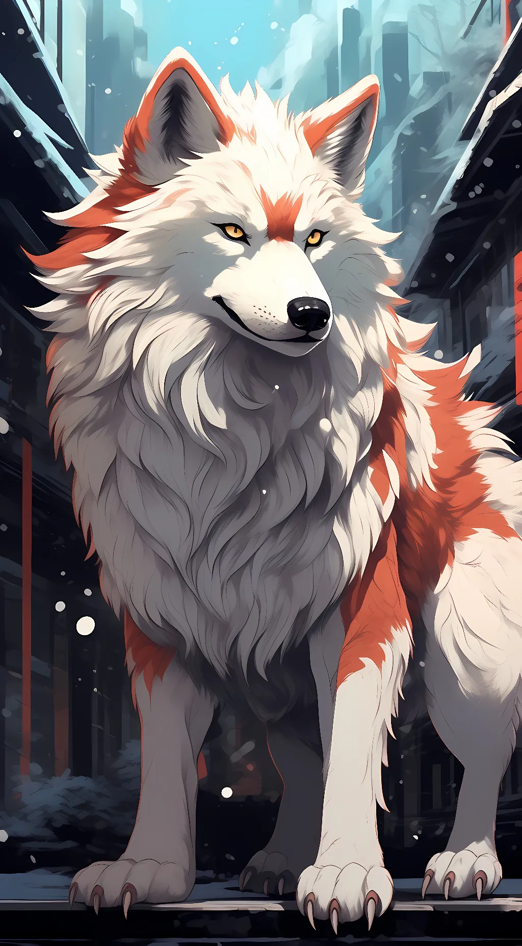 ai character: Luka (woof) background