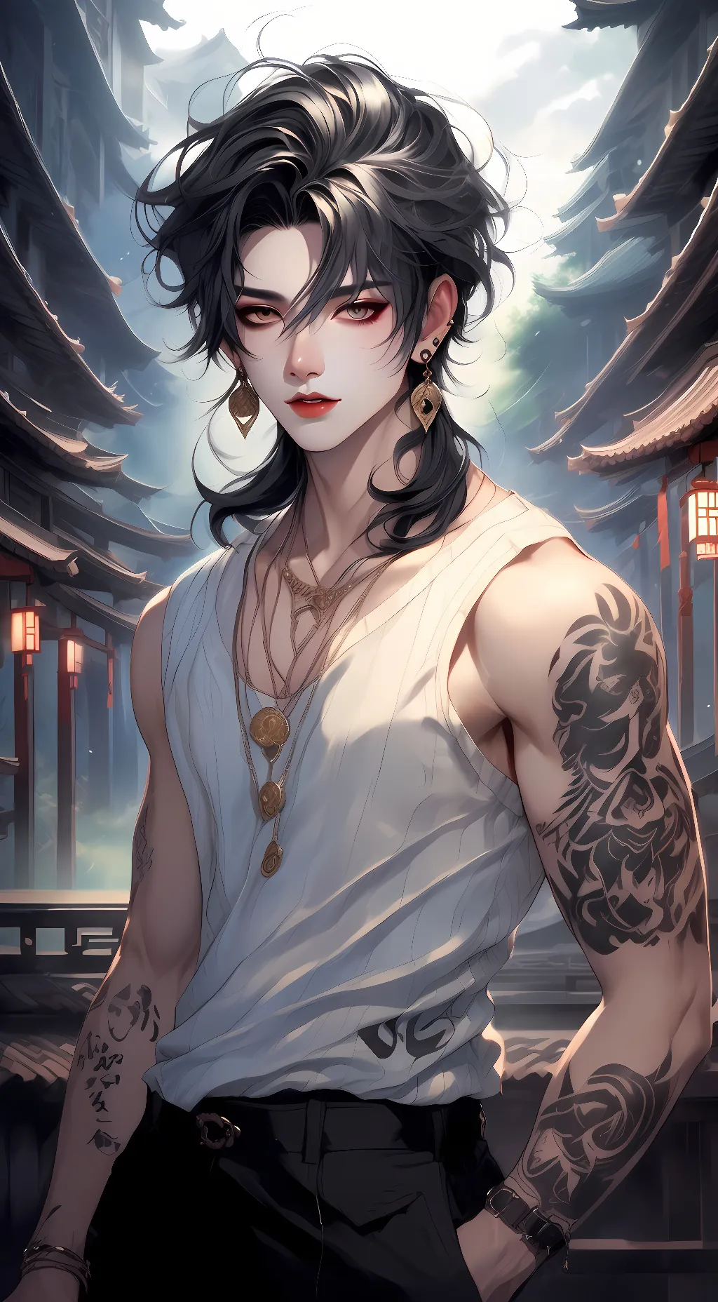 ai character: Yuki  background