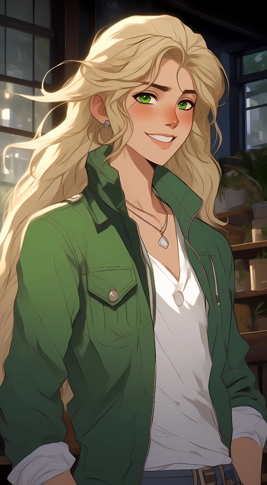 ai character: rosine afton background