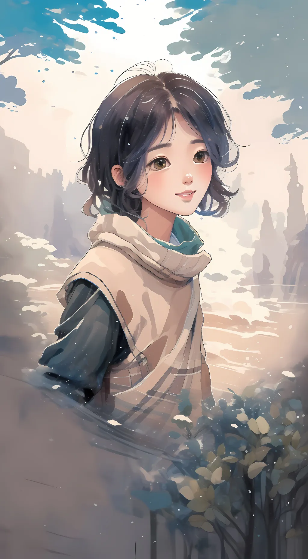 ai character: marianjolie background