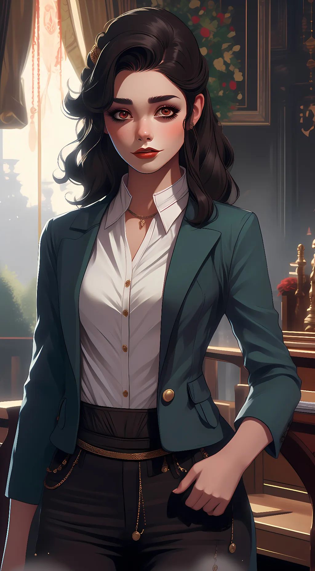 ai character: Lady Margaret  background